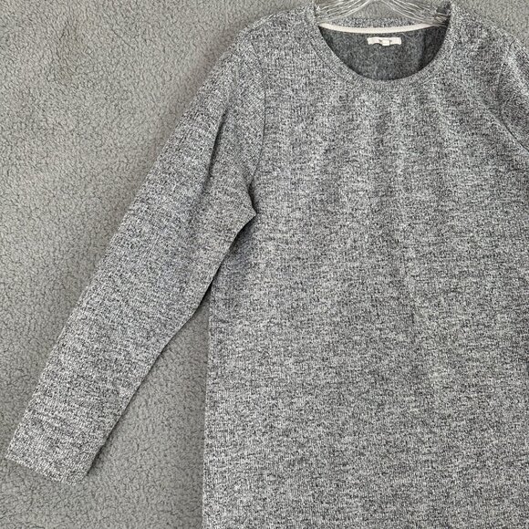 Maurices Sweater Dress XXL Gray Long Sleeve Knit Pullover Side Zip Boho Cozy - Picture 6 of 14